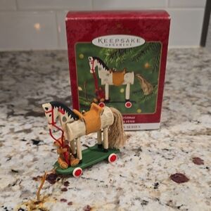 Hallmark Keepsake A Pony For Christmas 2000 Series Ornament